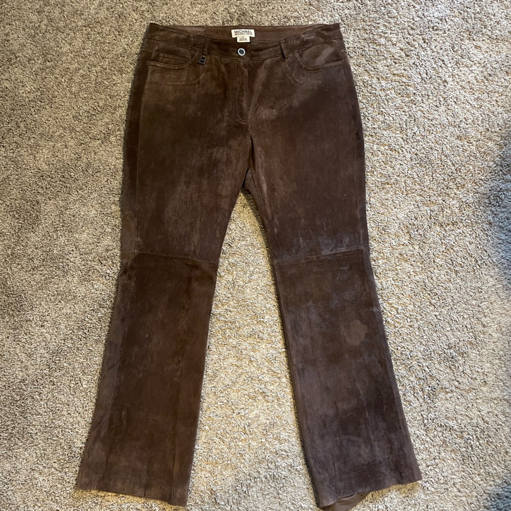 Michael Kors Brown Suede Women's Pant